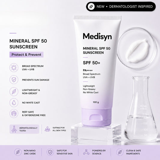 MEDISYN Mineral Sunscreen SPF 50+ PA++++ 100g
